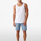 Bermuda Denim Elasticado Hombre Celeste - Miniatura 3
