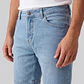 Bermuda Denim Elasticado Hombre Celeste - Miniatura 4