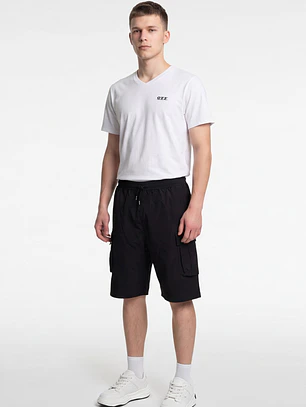 Bermuda Cargo Hombre Negro