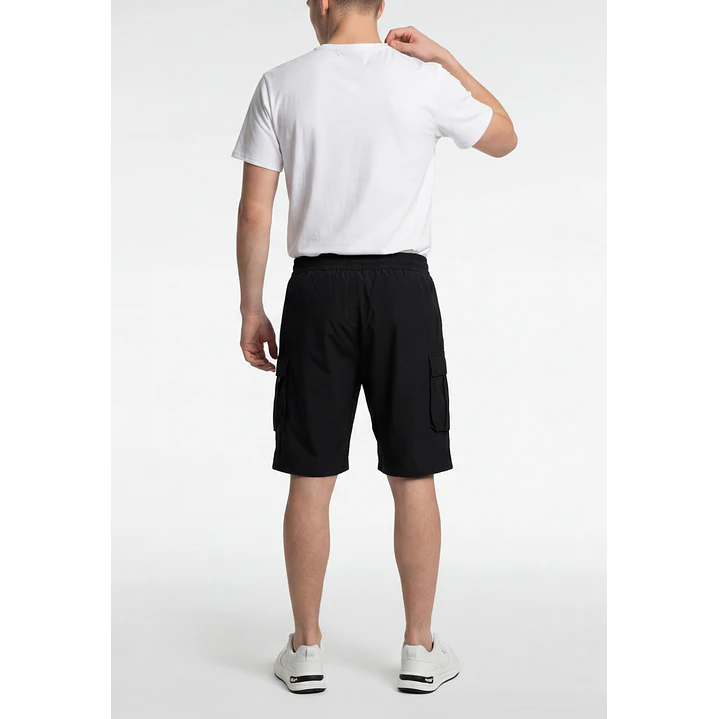 Bermuda Cargo Hombre Negro 2