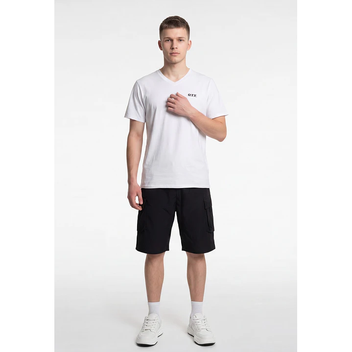 Bermuda Cargo Hombre Negro 3