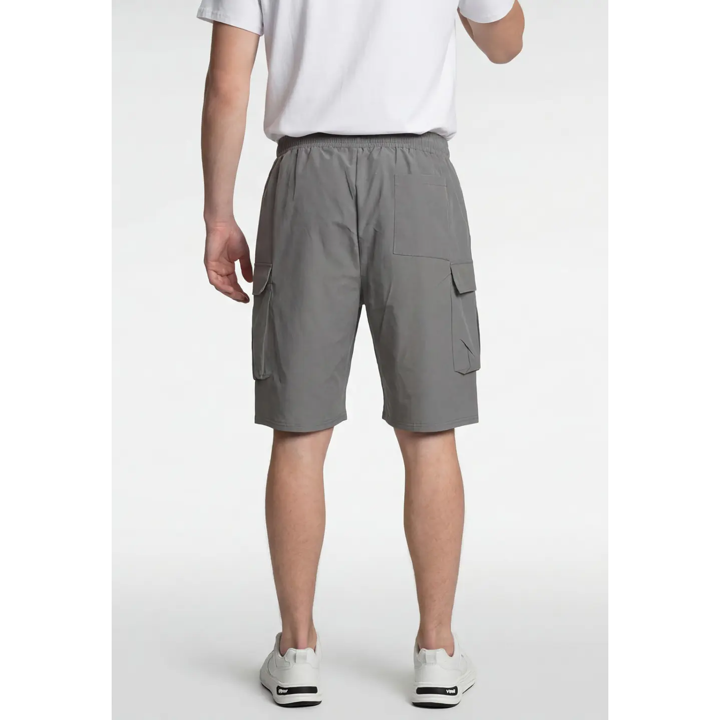 Bermuda Cargo Hombre Gris 2