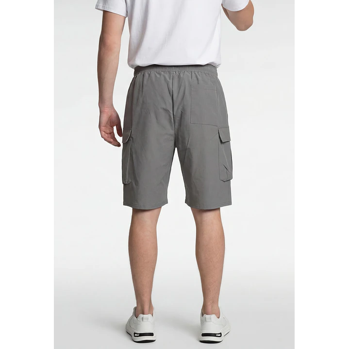 Bermuda Cargo Hombre Gris 2