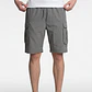 Bermuda Cargo Hombre Gris - Miniatura 1