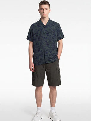 Camisa Viscosa Clasica Hombre Verde
