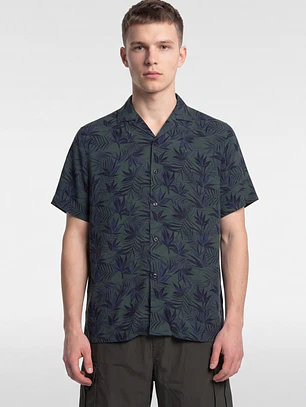 Camisa Viscosa Clasica Hombre Verde