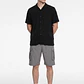 Camisa Viscosa Clasica Hombre Negro - Miniatura 1