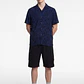 Camisa Viscosa Clasica Hombre Azul - Miniatura 1