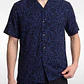 Camisa Viscosa Clasica Hombre Azul - Miniatura 4