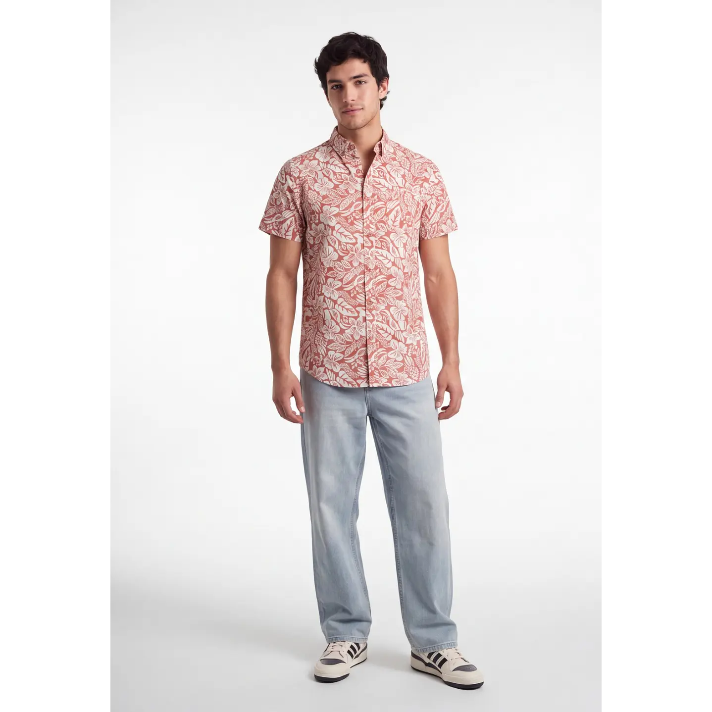 Camisa Resort Hombre Rojo 2