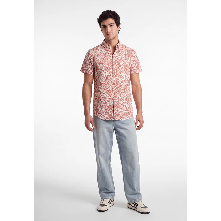 Camisa Resort Hombre Rojo 2