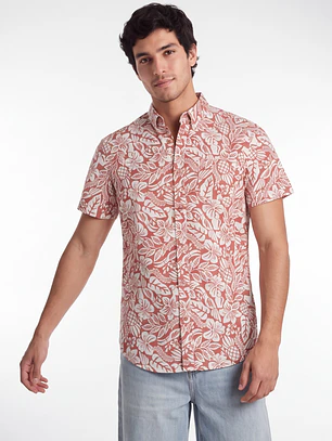 Camisa Resort Hombre Rojo