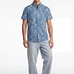 Camisa Resort Hombre Celeste - Miniatura 2