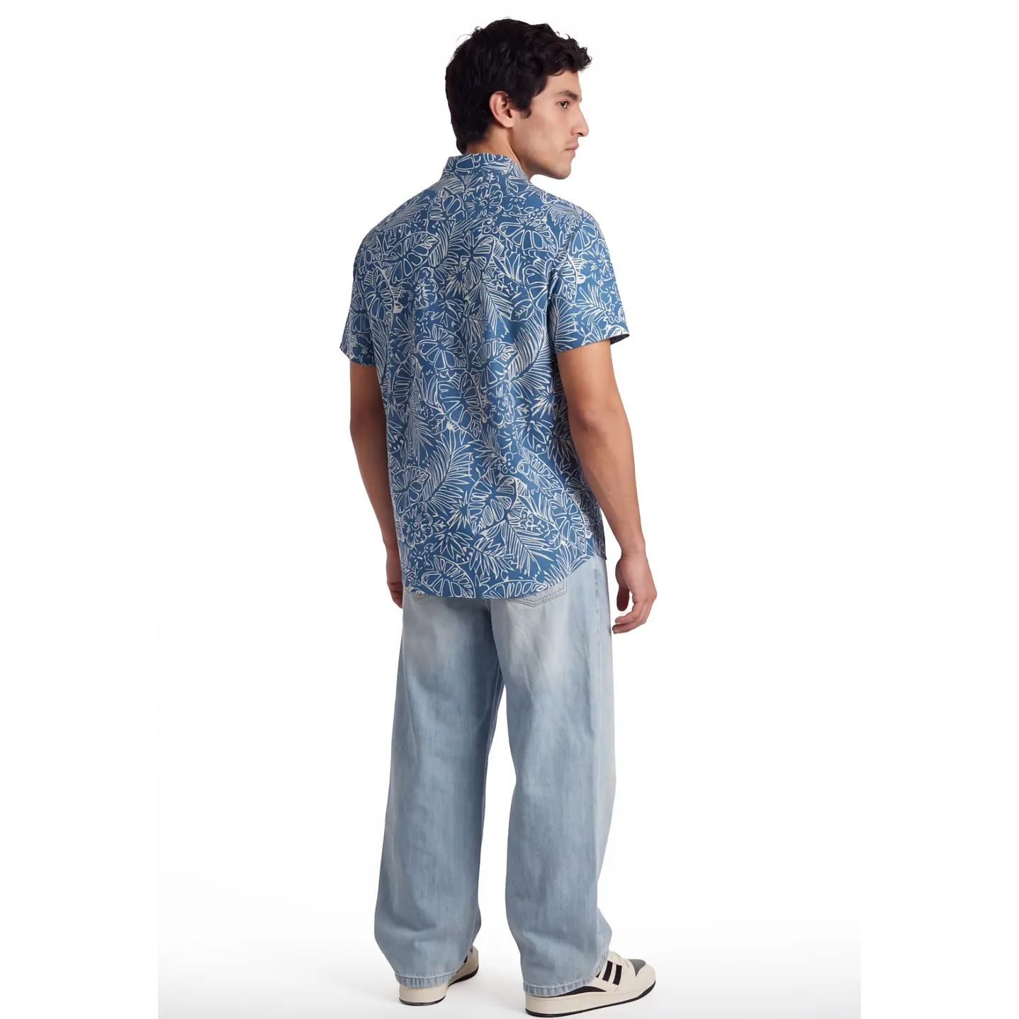 Camisa Resort Hombre Celeste 3