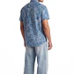 Camisa Resort Hombre Celeste - Miniatura 3