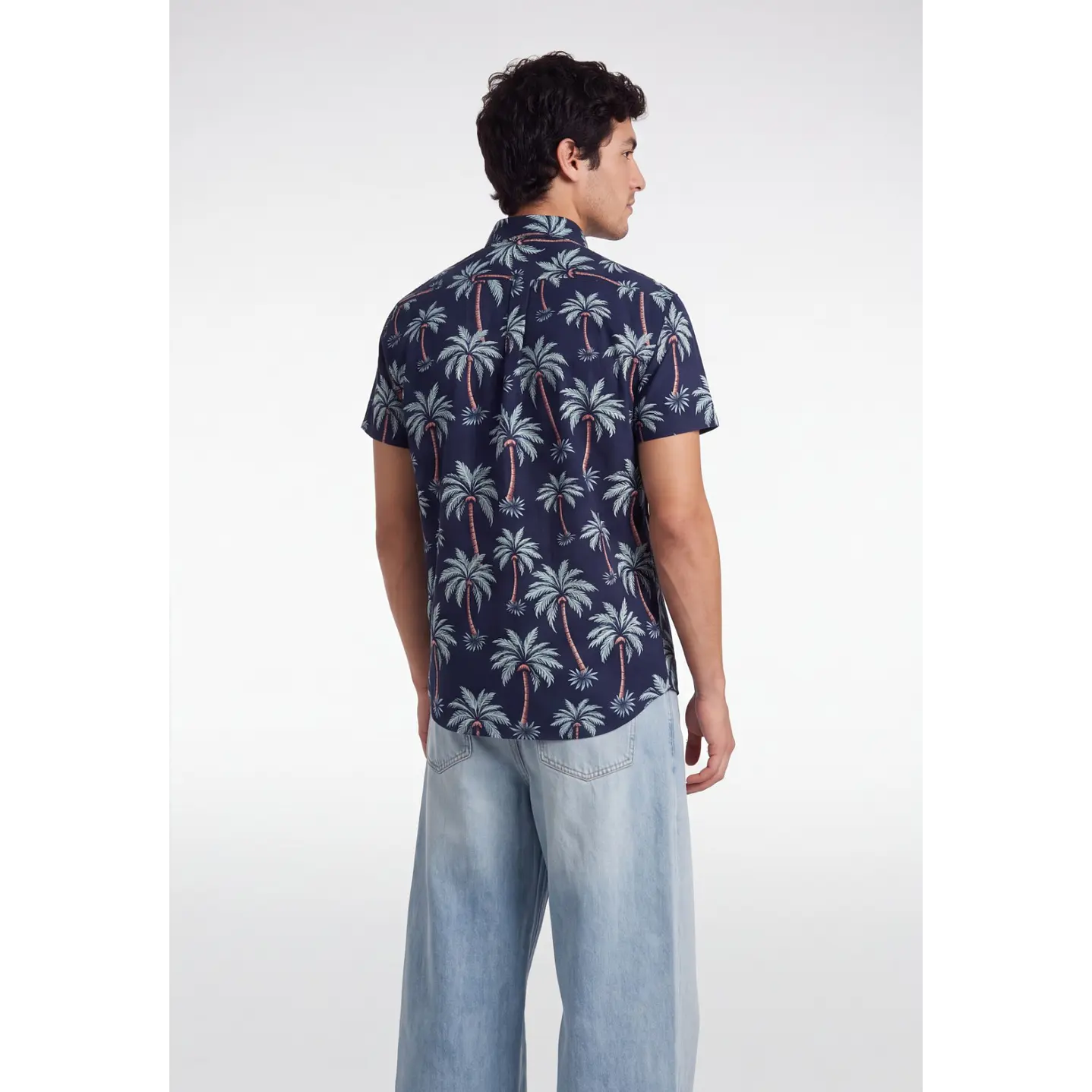 Camisa Resort Hombre Azul 2