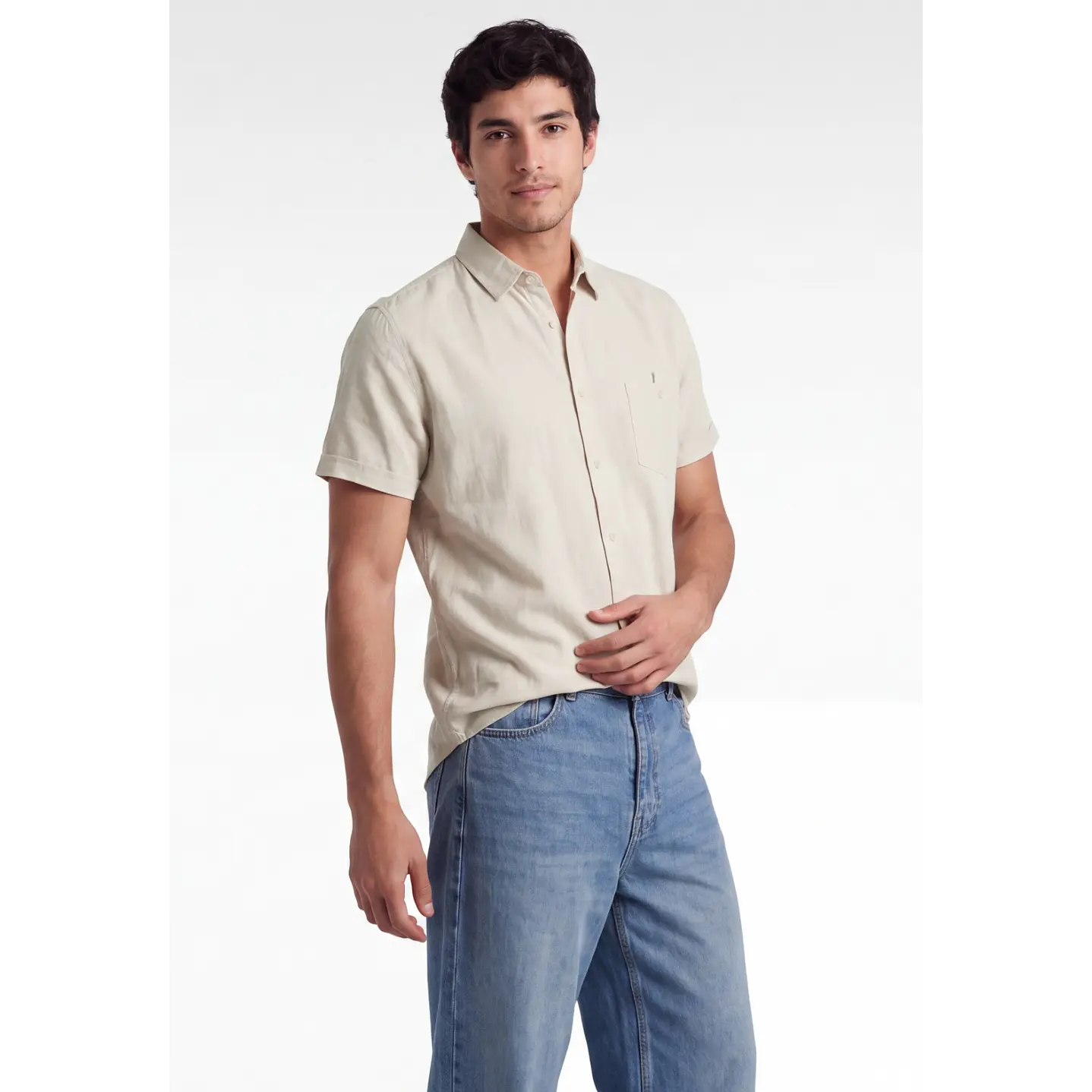 Camisa Hombre Crudo 1