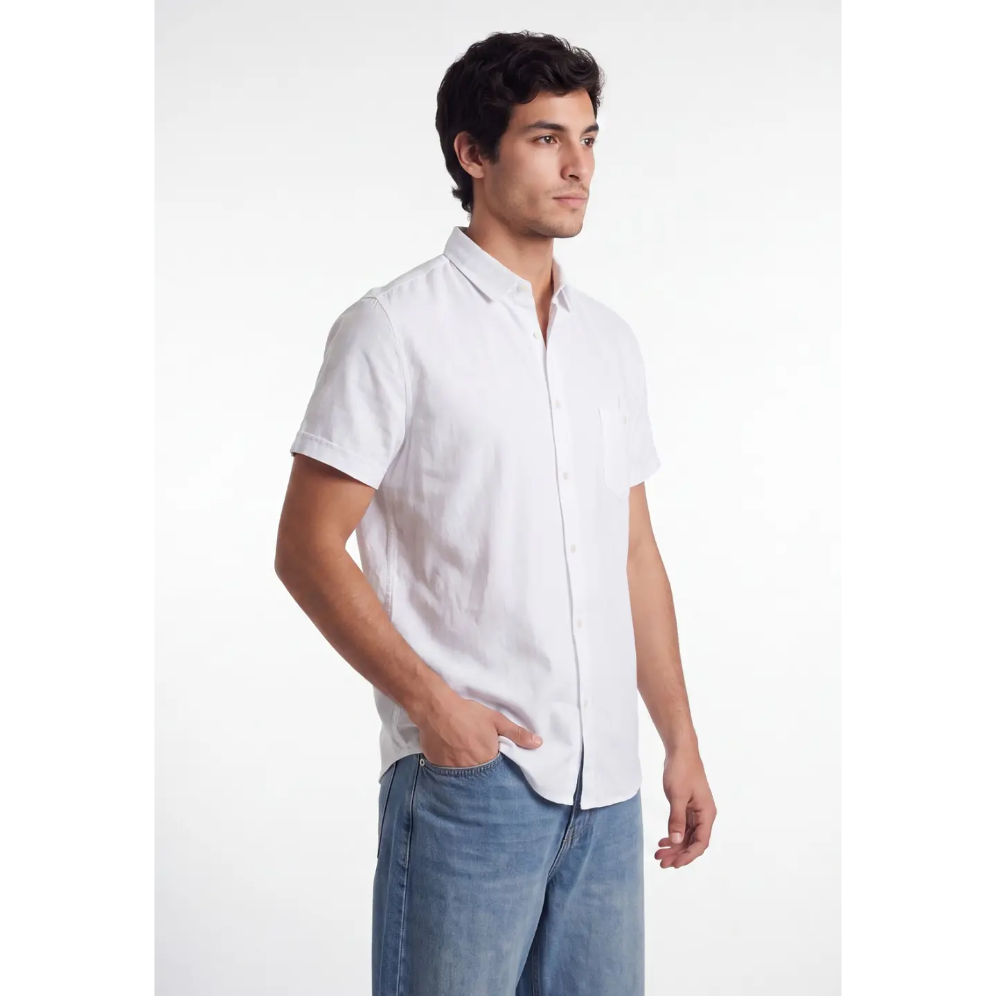 Camisa Hombre Blanco 4