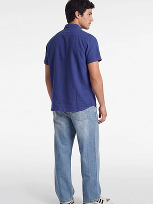 Camisa Hombre Azul