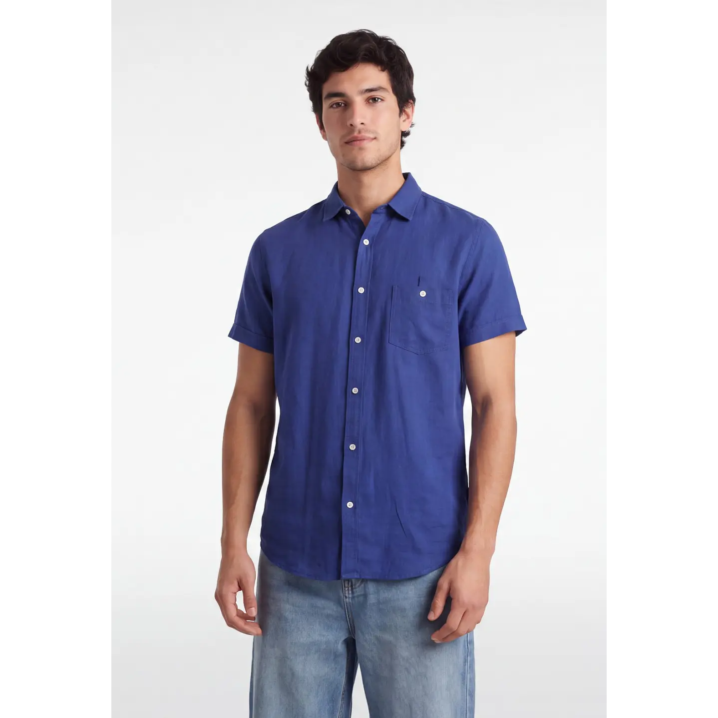 Camisa Hombre Azul 1