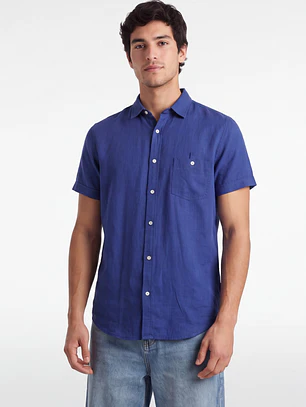 Camisa Hombre Azul