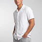 Camisa Textura Relaxed Fit Hombre Blanco - Miniatura 1