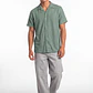 Camisa Textura Relaxed Fit Hombre Verde - Miniatura 3