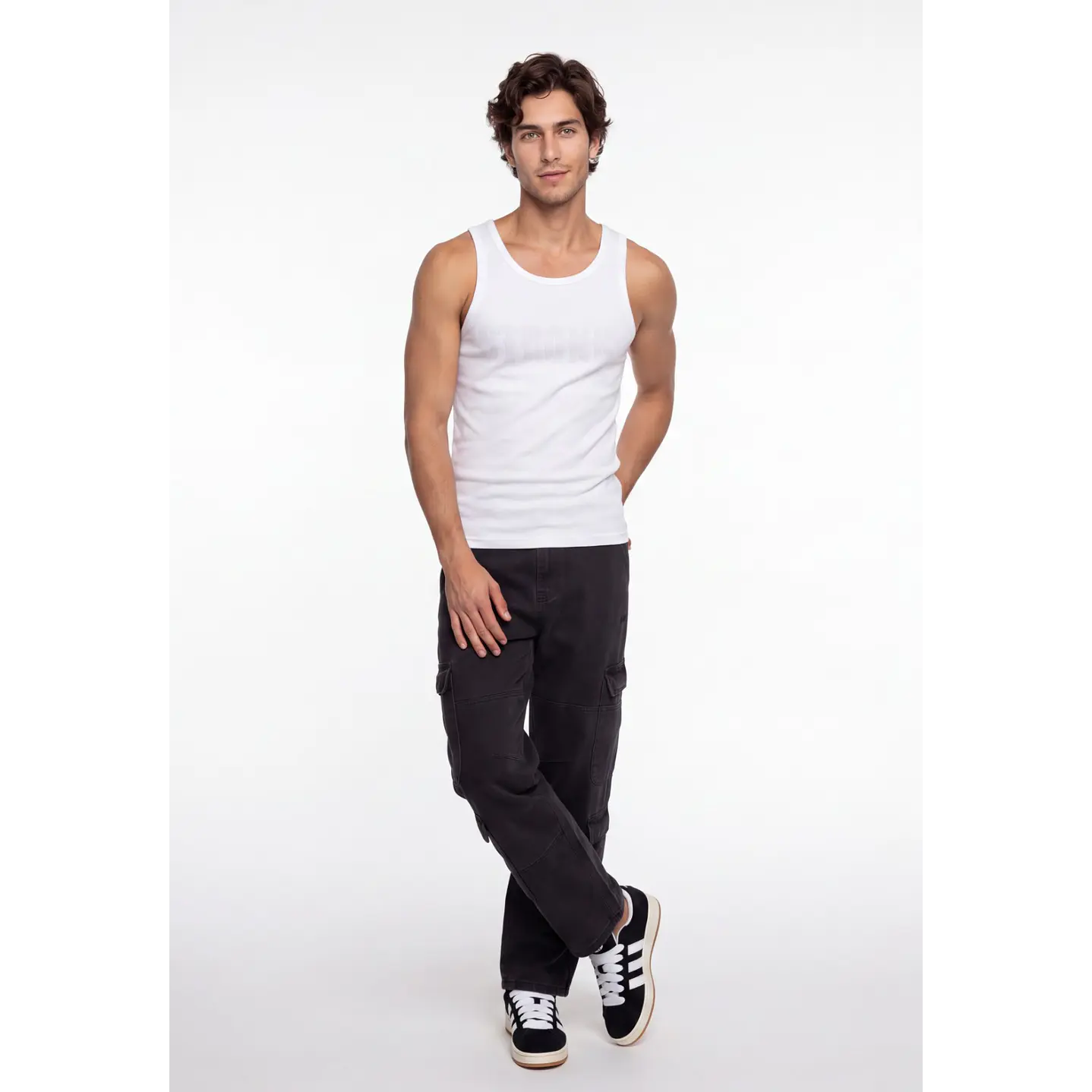 Sudadera Stonc Hombre Blanco 3