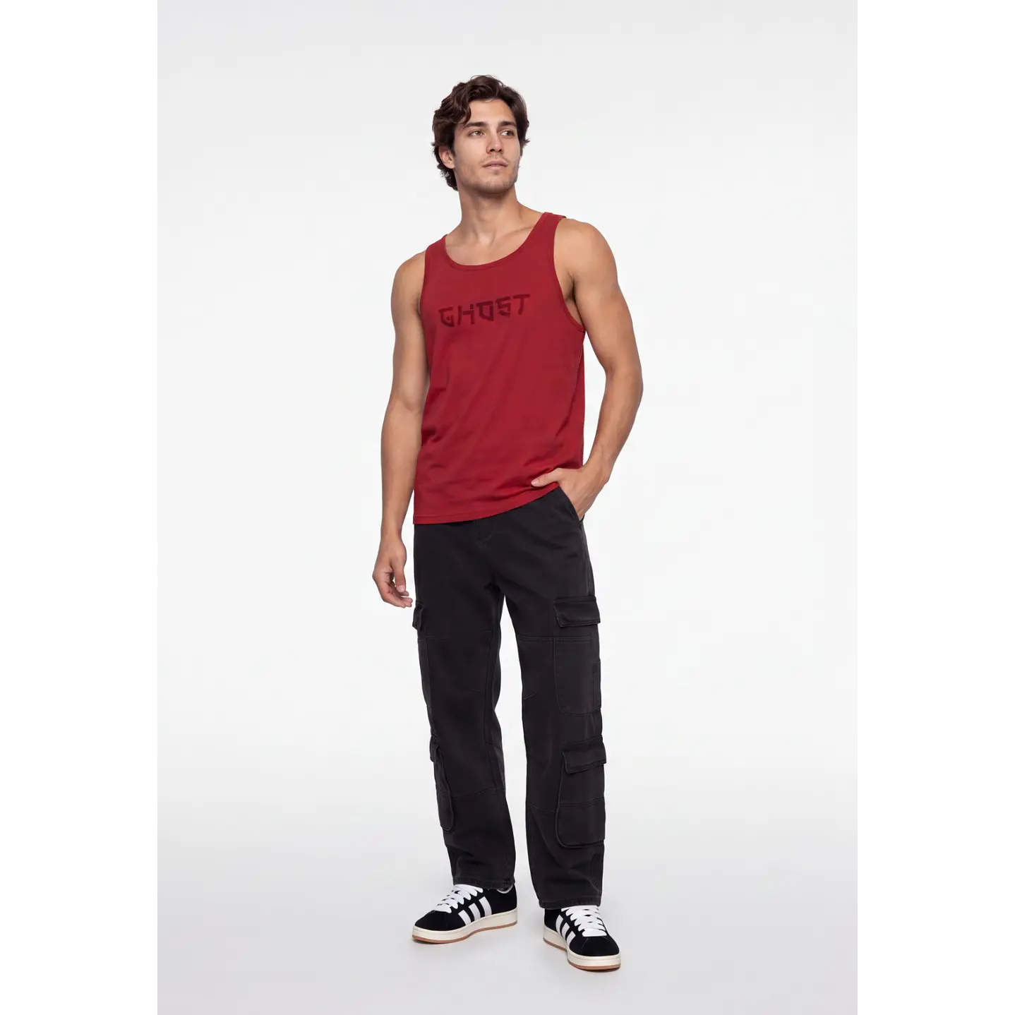 Sudadera Ghost Hombre Rojo 3