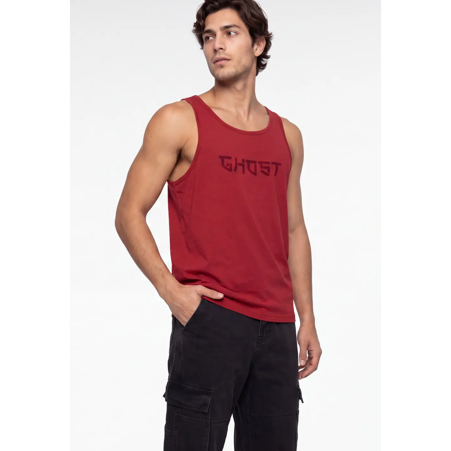 Sudadera Ghost Hombre Rojo 1