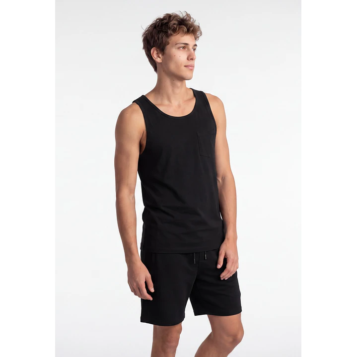 Sudadera Básica Hombre Negro 1