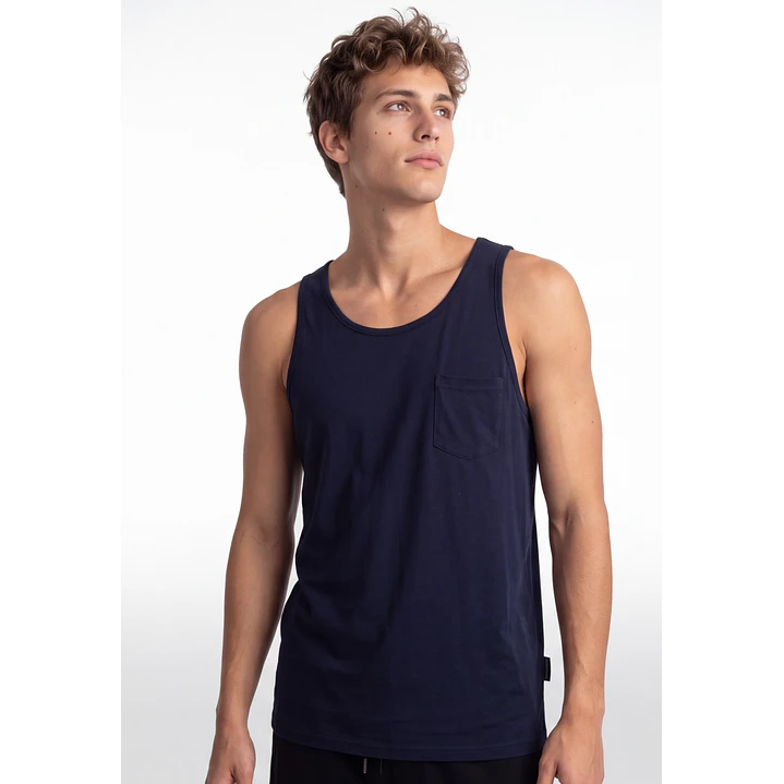 Sudadera Básica Hombre Azul 1