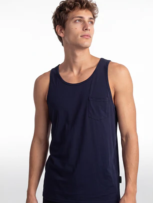 Sudadera Básica Hombre Azul