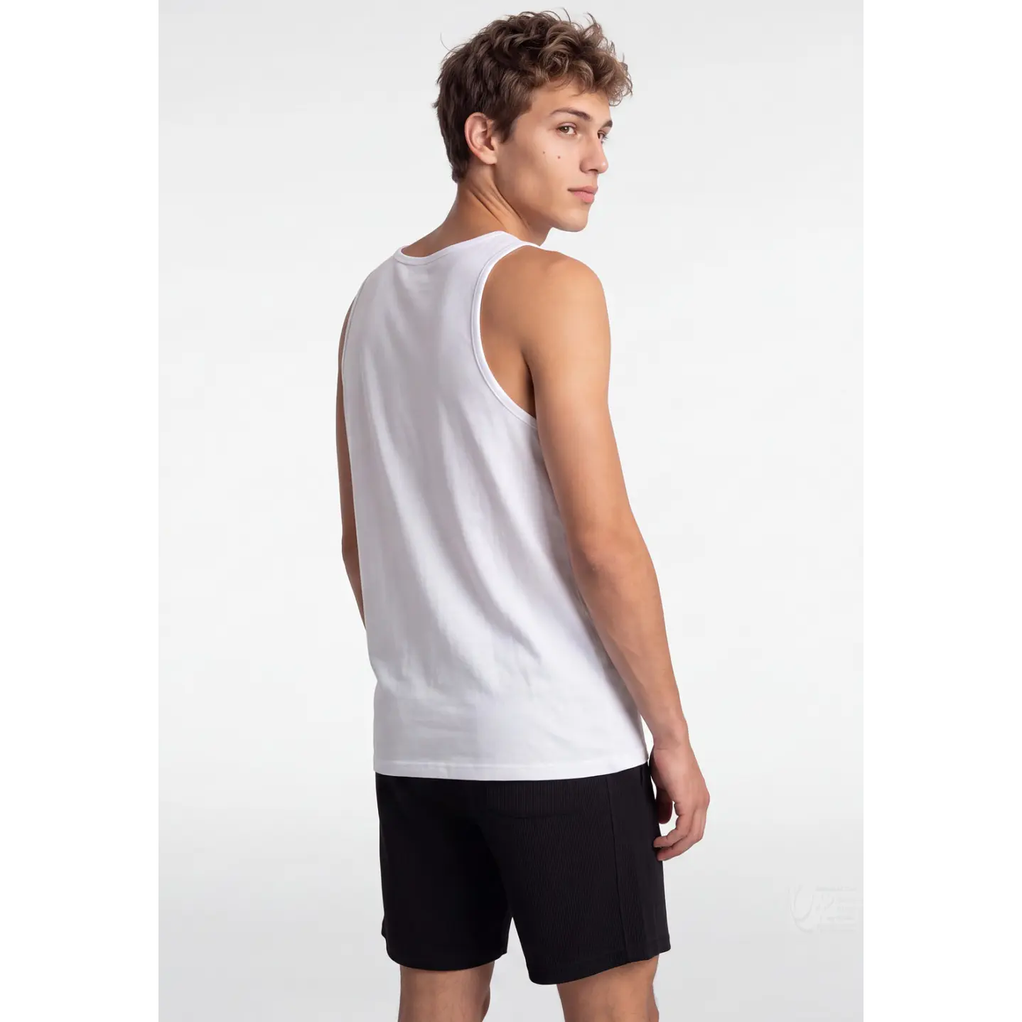 Sudadera Básica Hombre Blanco 2