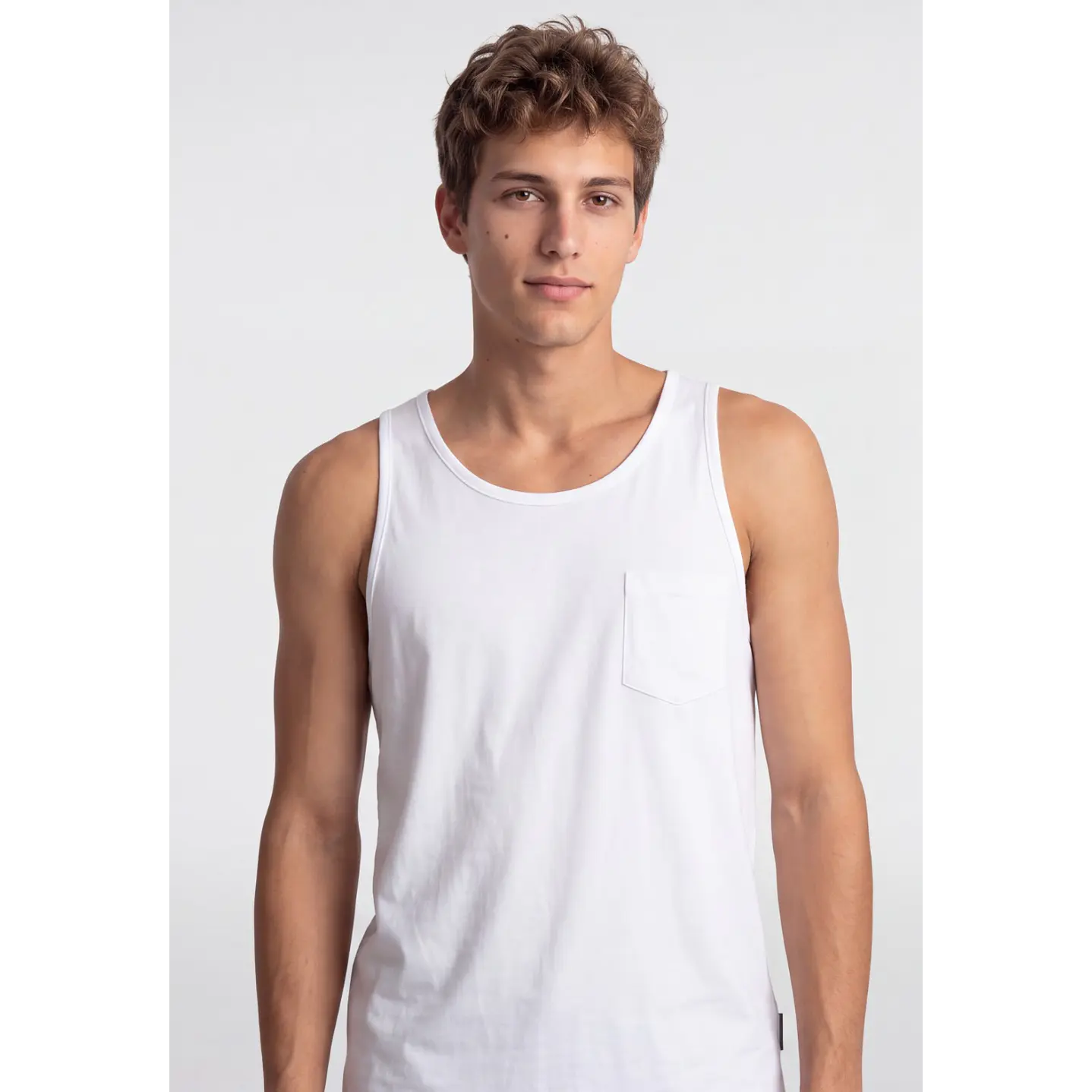 Sudadera Básica Hombre Blanco 4