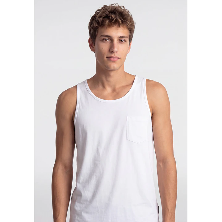 Sudadera Básica Hombre Blanco 4