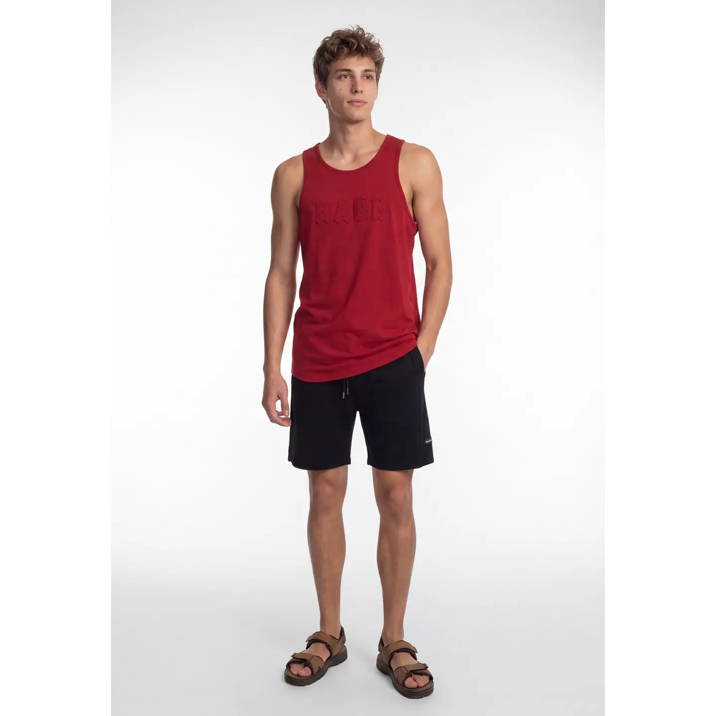 Sudadera Rage 3D Hombre Rojo 3