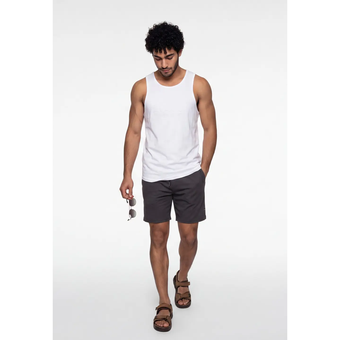 Sudadera Run 3D Hombre Blanco 3