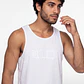 Sudadera Run 3D Hombre Blanco - Miniatura 1