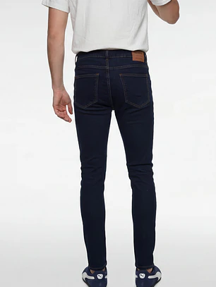 Jeans Slim Hombre Azul