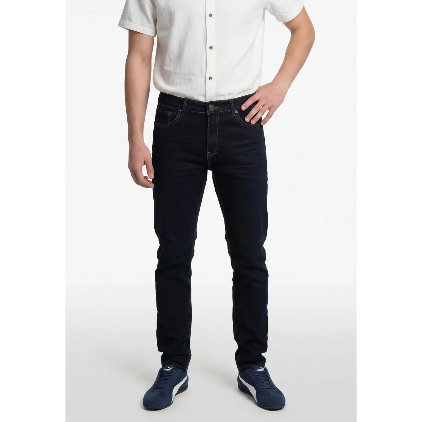 Jeans Slim Hombre Azul 1