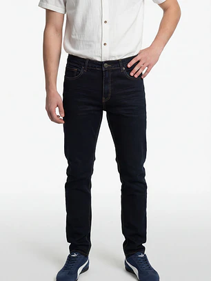 Jeans Slim Hombre Azul