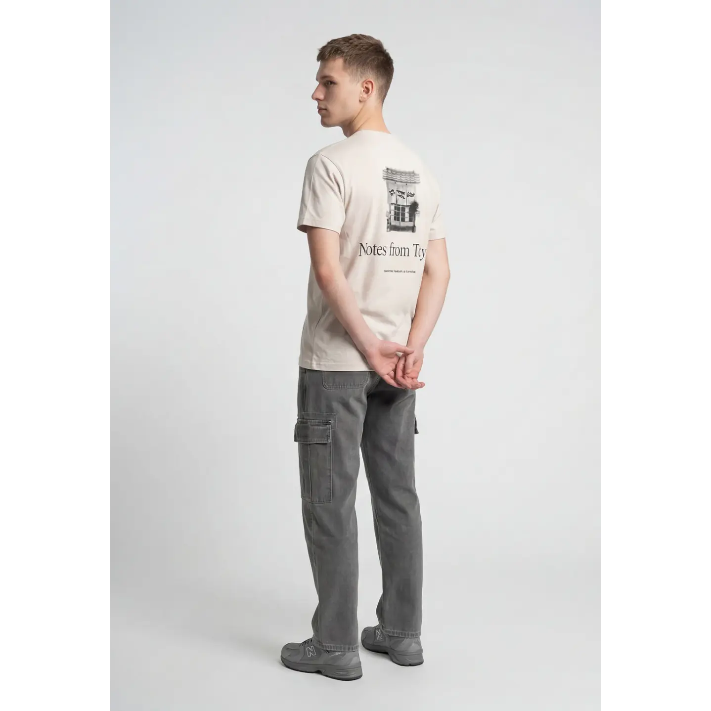 Jeans Contraste Cargo Hombre Café 4