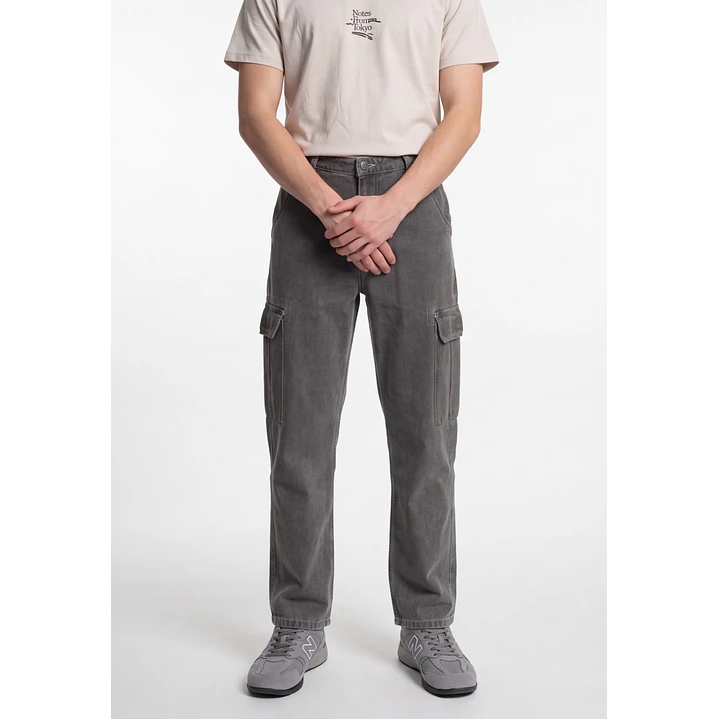Jeans Contraste Cargo Hombre Café 1