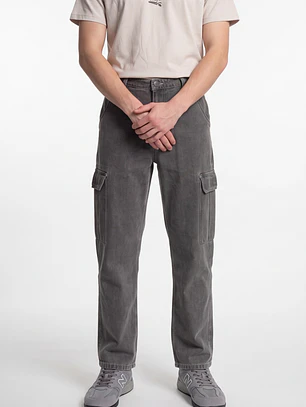 Jeans Contraste Cargo Hombre Café
