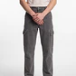 Jeans Contraste Cargo Hombre Café - Miniatura 1
