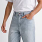 Jeans Baggy Hombre Celeste - Miniatura 4