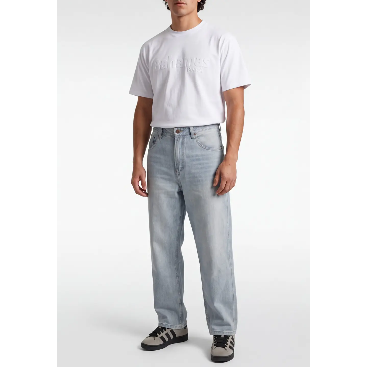 Jeans Baggy Hombre Celeste 1