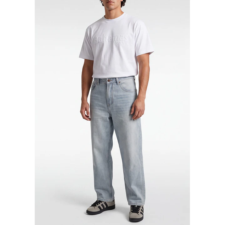 Jeans Baggy Hombre Celeste 1