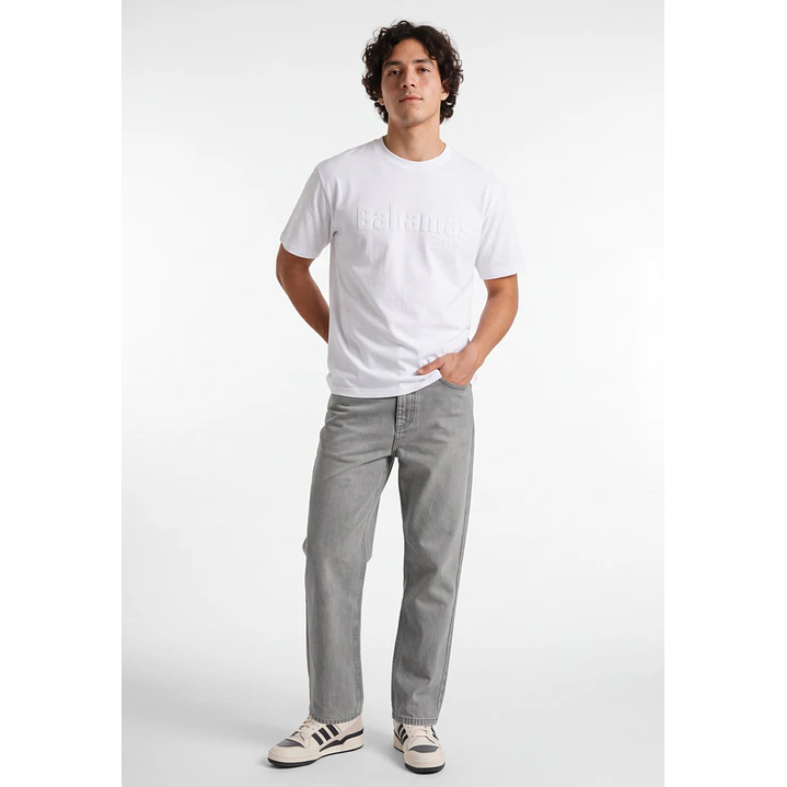 Jeans Baggy Hombre Gris 3